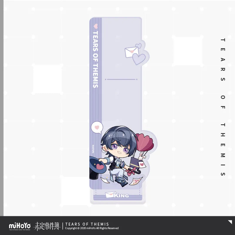 miHoYo Tears of Themis Xinmu Invitation Chibi Side Message Acrylic Stand Series-Lu Jing He-miHoYo-Ace Cards &amp; Collectibles