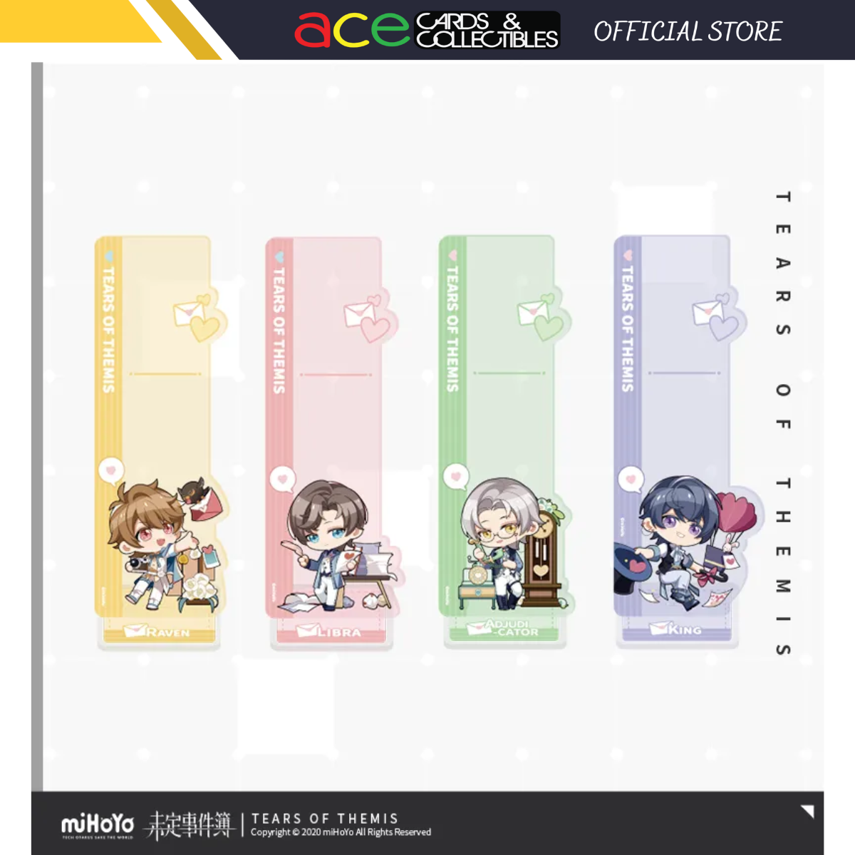 miHoYo Tears of Themis Xinmu Invitation Chibi Side Message Acrylic Stand Series-Zuo Ran-miHoYo-Ace Cards &amp; Collectibles