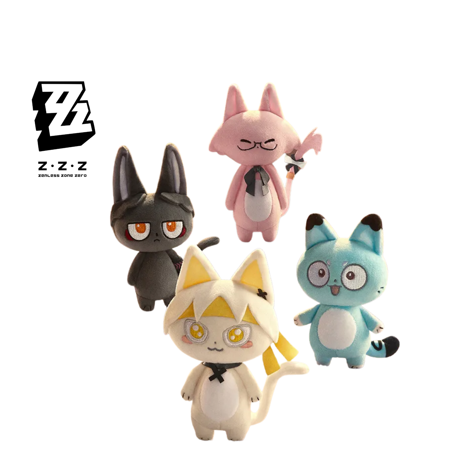 miHoYo Zenless Zone Zero Kitty Time Series H.S.O.S.6 Hangable Plushies-Miyabi-miHoYo-Ace Cards & Collectibles