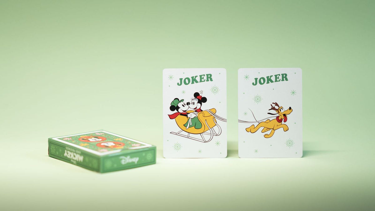 Bicycle Mickey & Friends Holiday Playing Cards