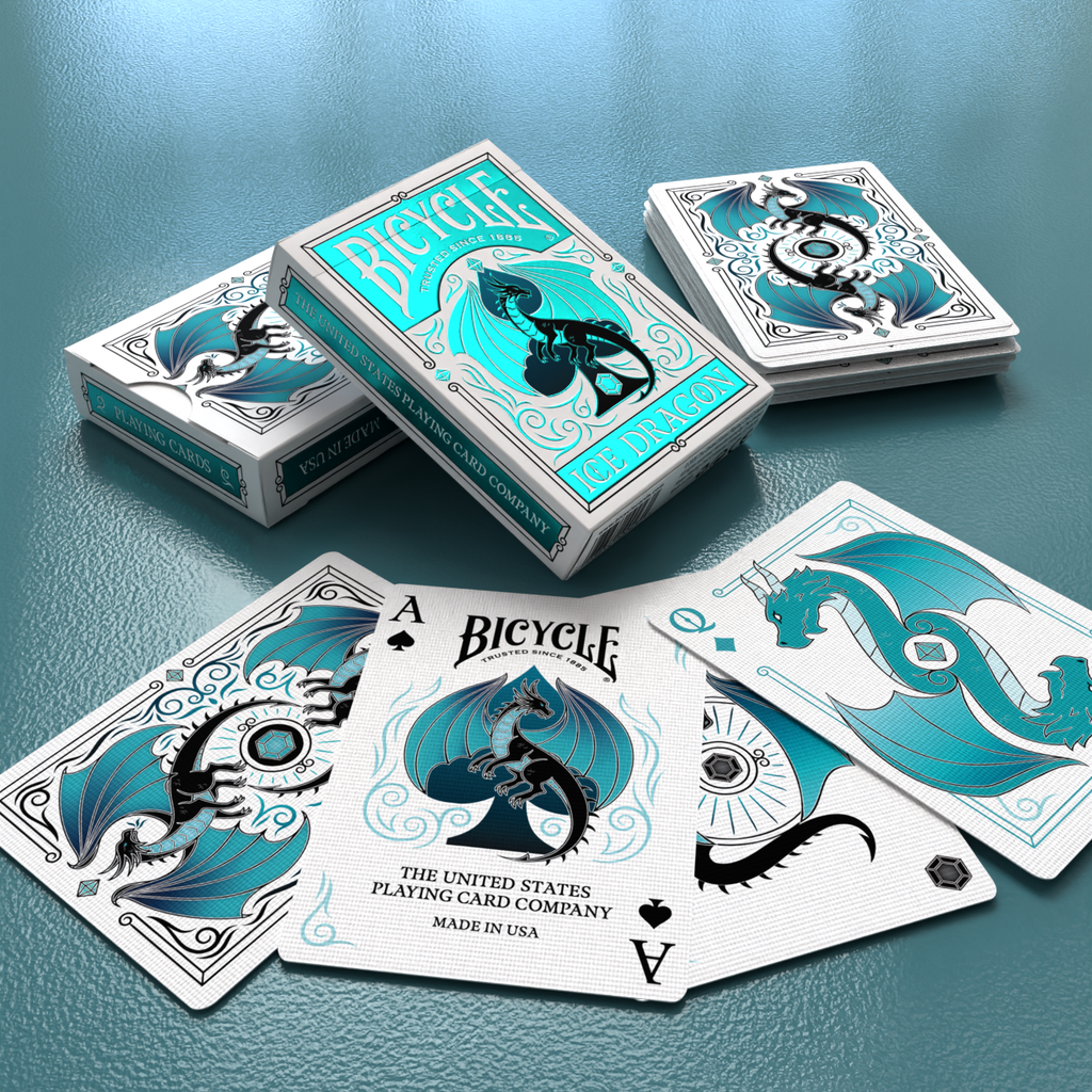 Bicycle Ice Dragon Playing Cards