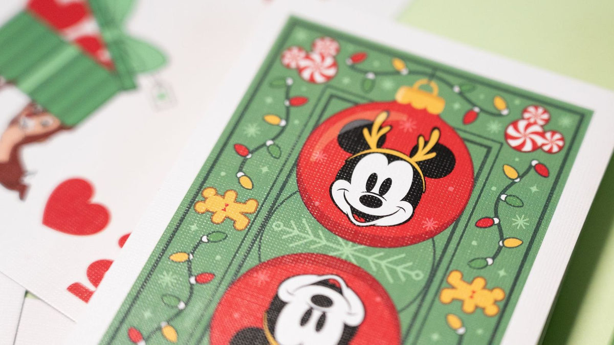 Bicycle Mickey & Friends Holiday Playing Cards