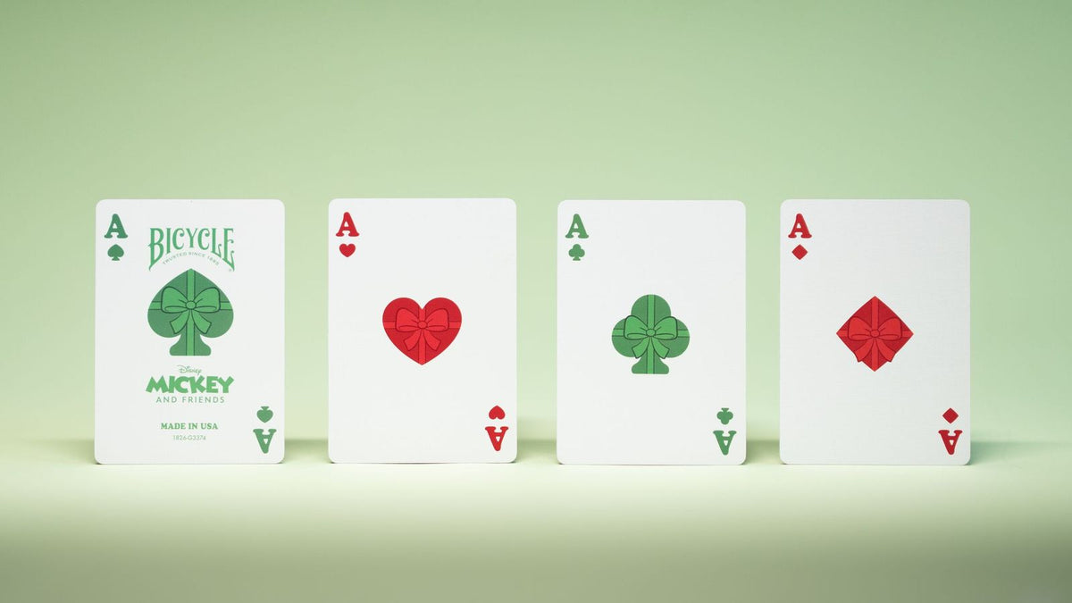 Bicycle Mickey & Friends Holiday Playing Cards