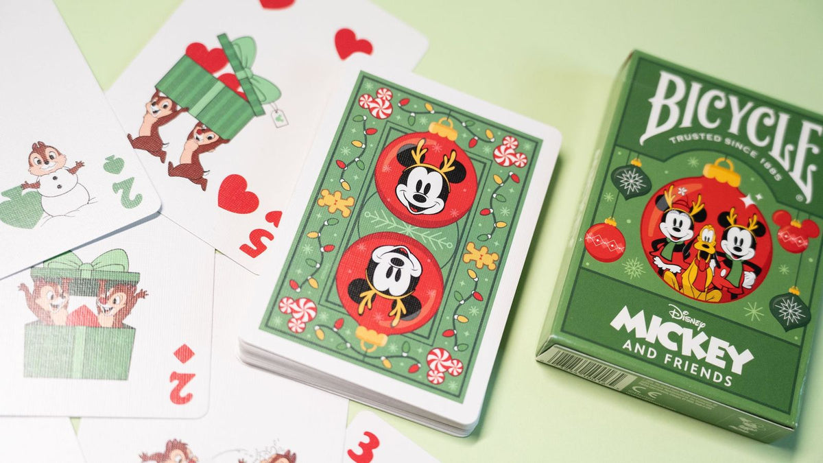 Bicycle Mickey & Friends Holiday Playing Cards