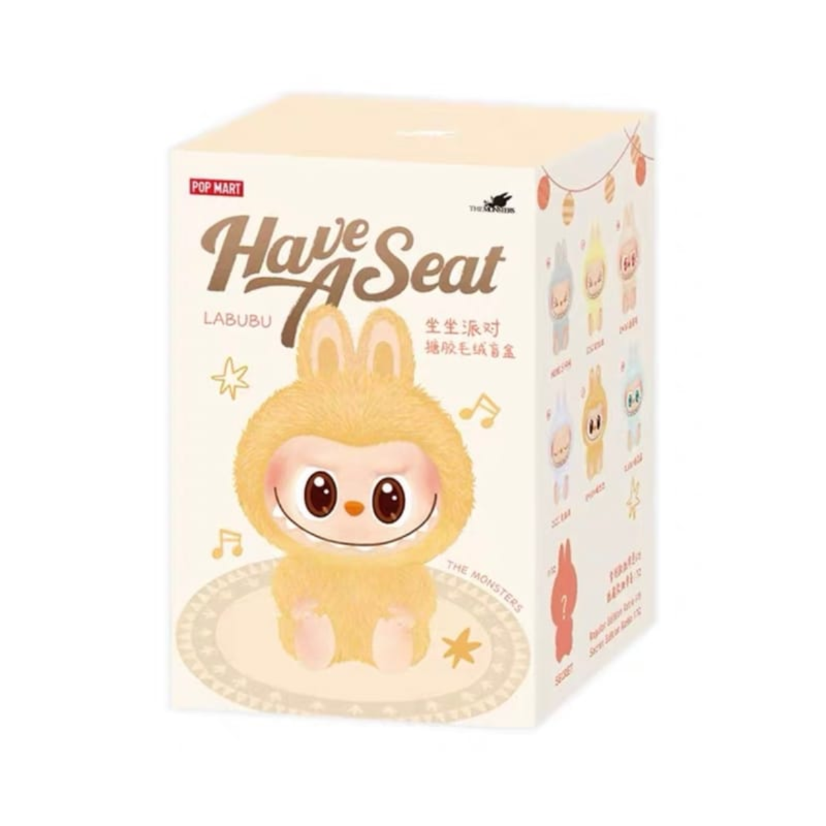 POP MART x THE MONSTERS "Labubu" Have a Seat Vinyl Plush Blind Box-Single Box (Random)-popmart-Ace Cards & Collectibles