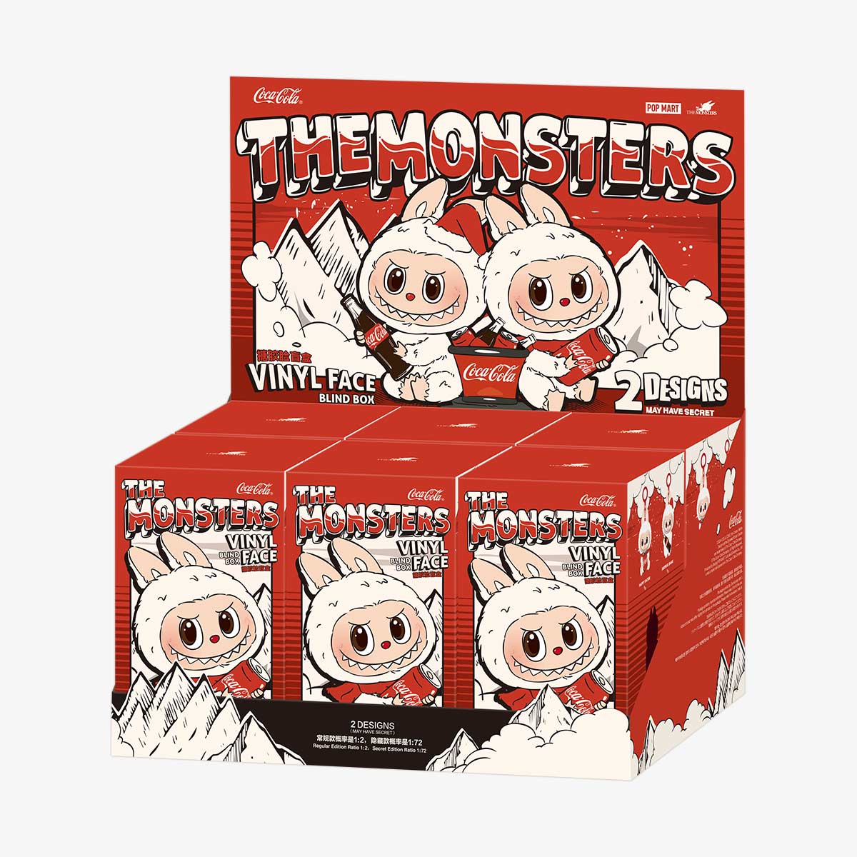 THE MONSTERS &quot;Labubu&quot; Coca-Cola Series Vinyl Plush Blind Box-Whole Box (6pcs)-popmart-Ace Cards &amp; Collectibles