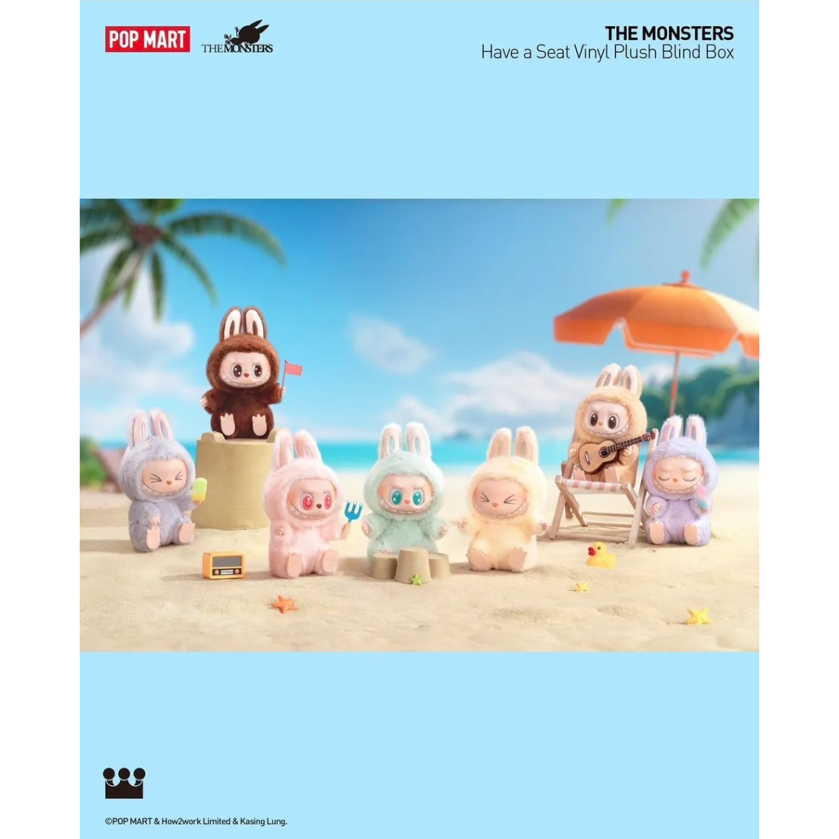 THE MONSTERS &quot;Labubu&quot; Have a Seat Vinyl Plush Blind Box-Single Box (Random)-popmart-Ace Cards &amp; Collectibles