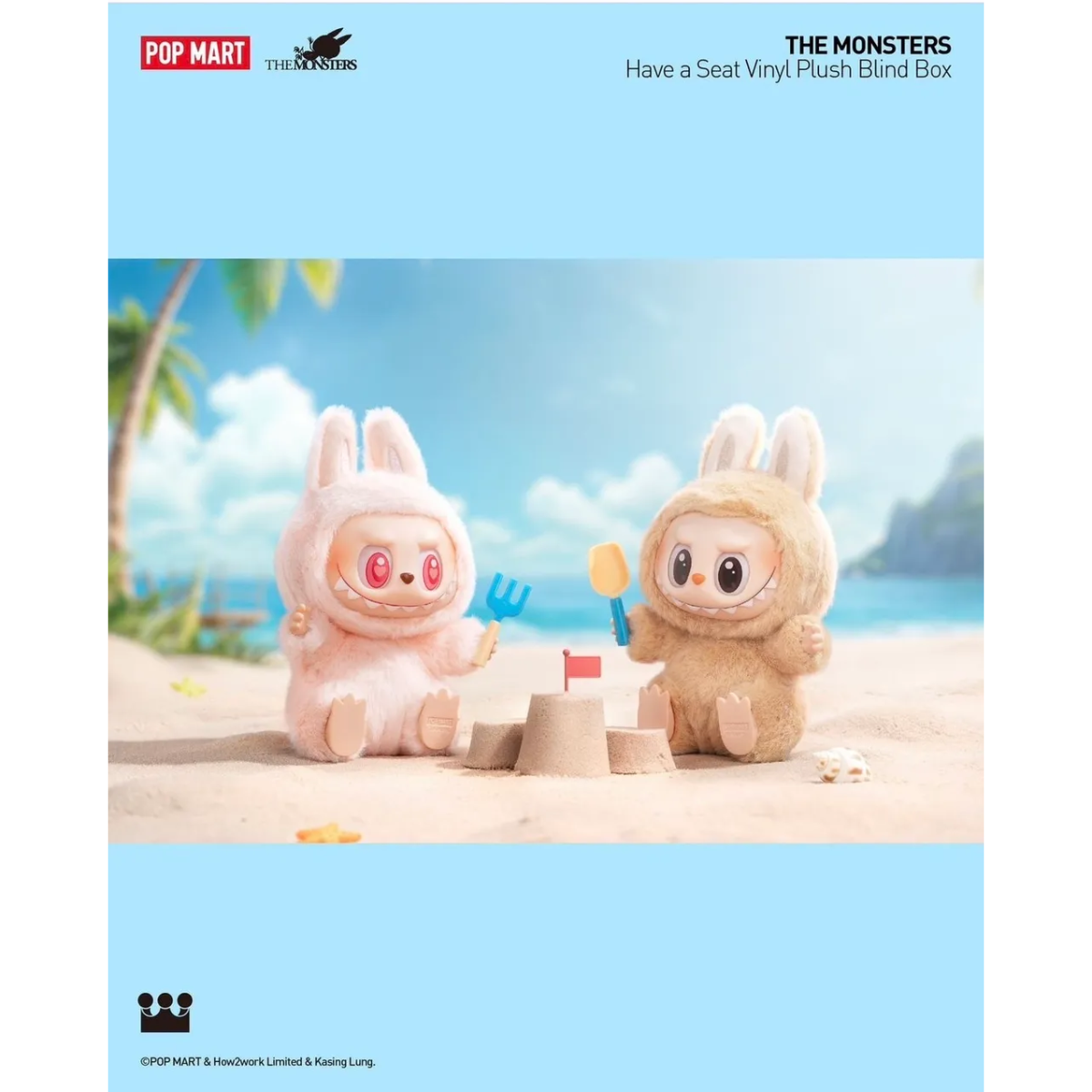 THE MONSTERS &quot;Labubu&quot; Have a Seat Vinyl Plush Blind Box-Single Box (Random)-popmart-Ace Cards &amp; Collectibles