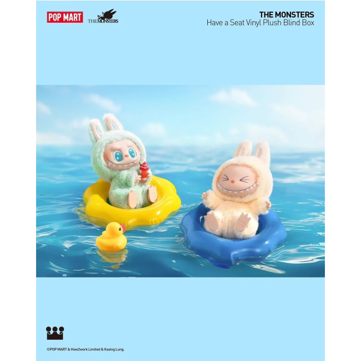 THE MONSTERS &quot;Labubu&quot; Have a Seat Vinyl Plush Blind Box-Single Box (Random)-popmart-Ace Cards &amp; Collectibles