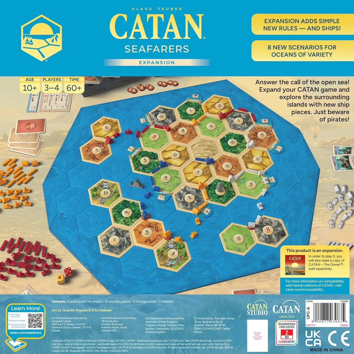 Board Game CATAN Seafarers Expansion: 6th Edition
