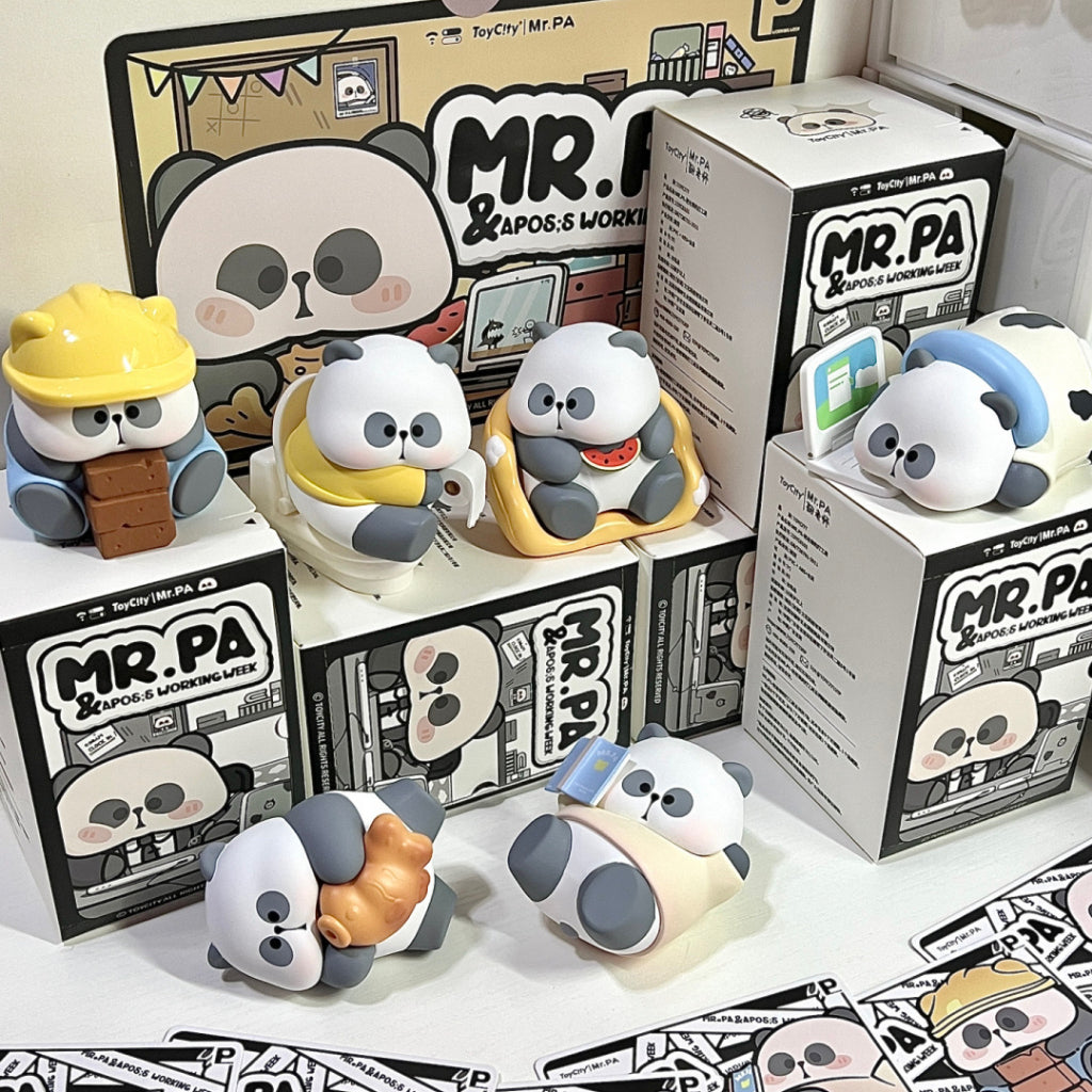ToyCity x MR.PA&#39;s Working Week Series-Display Box (6pcs)-toycity-Ace Cards &amp; Collectibles