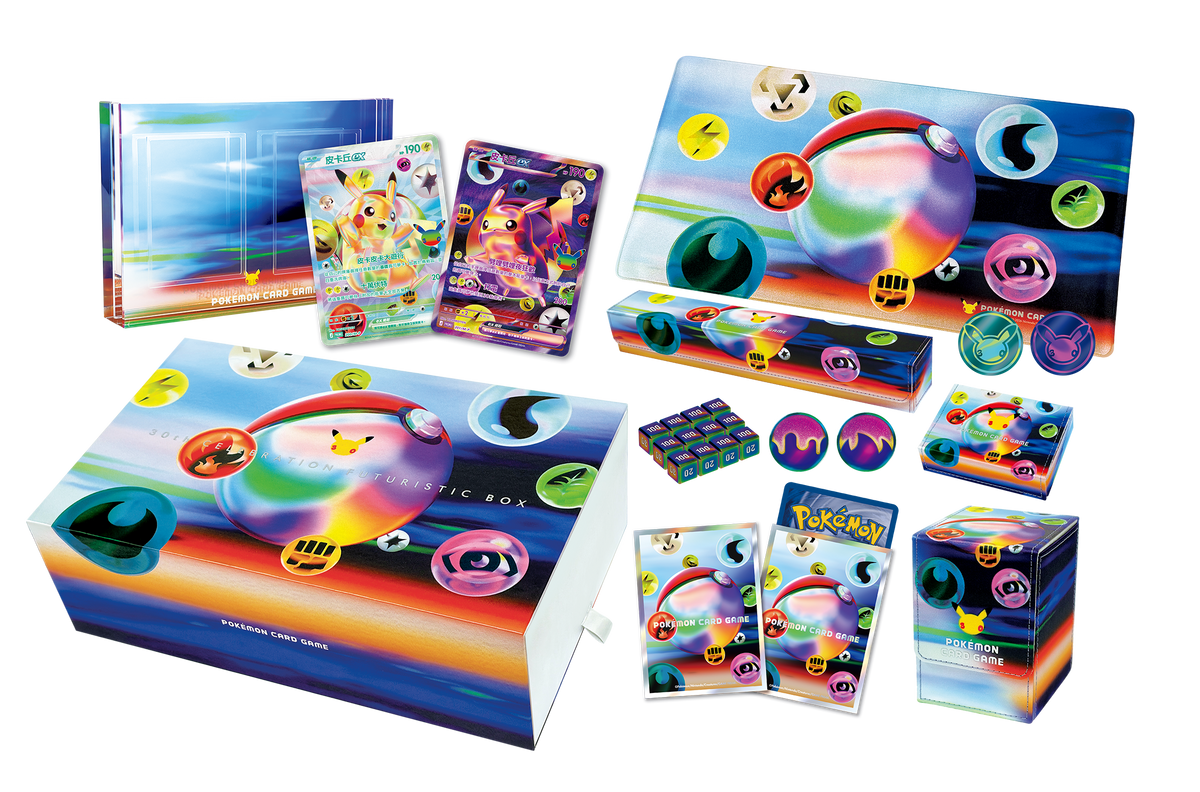 Pokemon TCG: Mega Evolution 30th CELEBRATION FUTURISTIC BOX 超級進化 30th CELEBRATION FUTURISTIC BOX (Traditional Chinese)