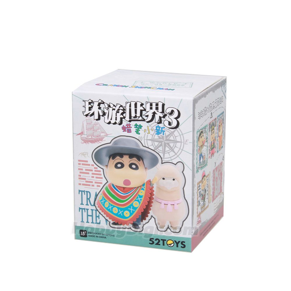 52TOYS Crayon Shin Chan Travel Around The World Series-Single Box (Random)-52Toys-Ace Cards &amp; Collectibles