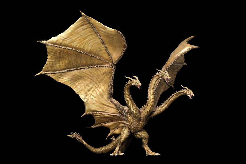 Godzilla: King of the Monsters Hyper Solid Series &quot;King Ghidorah&quot;-ART Spirits-Ace Cards &amp; Collectibles