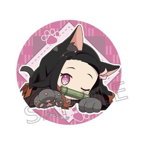 Demon Slayer: Kimetsu no Yaiba Nyaforme Button Badge-Tanjiro Kamado-Aniplex+-Ace Cards & Collectibles