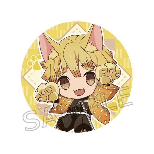 Demon Slayer: Kimetsu no Yaiba Nyaforme Button Badge-Tanjiro Kamado-Aniplex+-Ace Cards & Collectibles