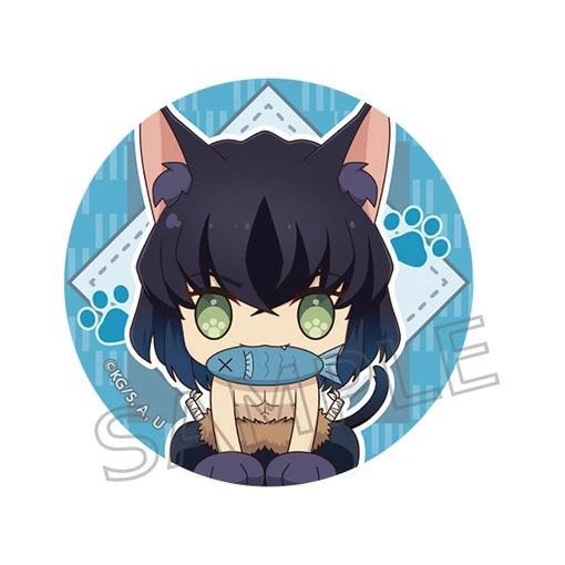 Demon Slayer: Kimetsu no Yaiba Nyaforme Button Badge-Tanjiro Kamado-Aniplex+-Ace Cards & Collectibles