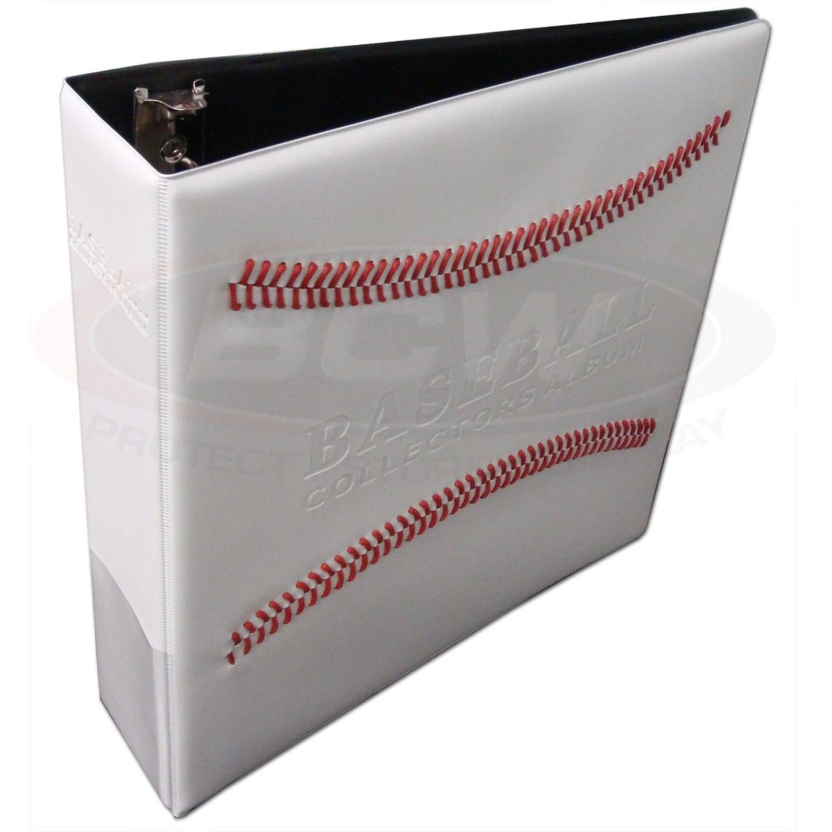 BCW 3 in. Album - Baseball Collectors Album - White-BCW Supplies-Ace Cards & Collectibles