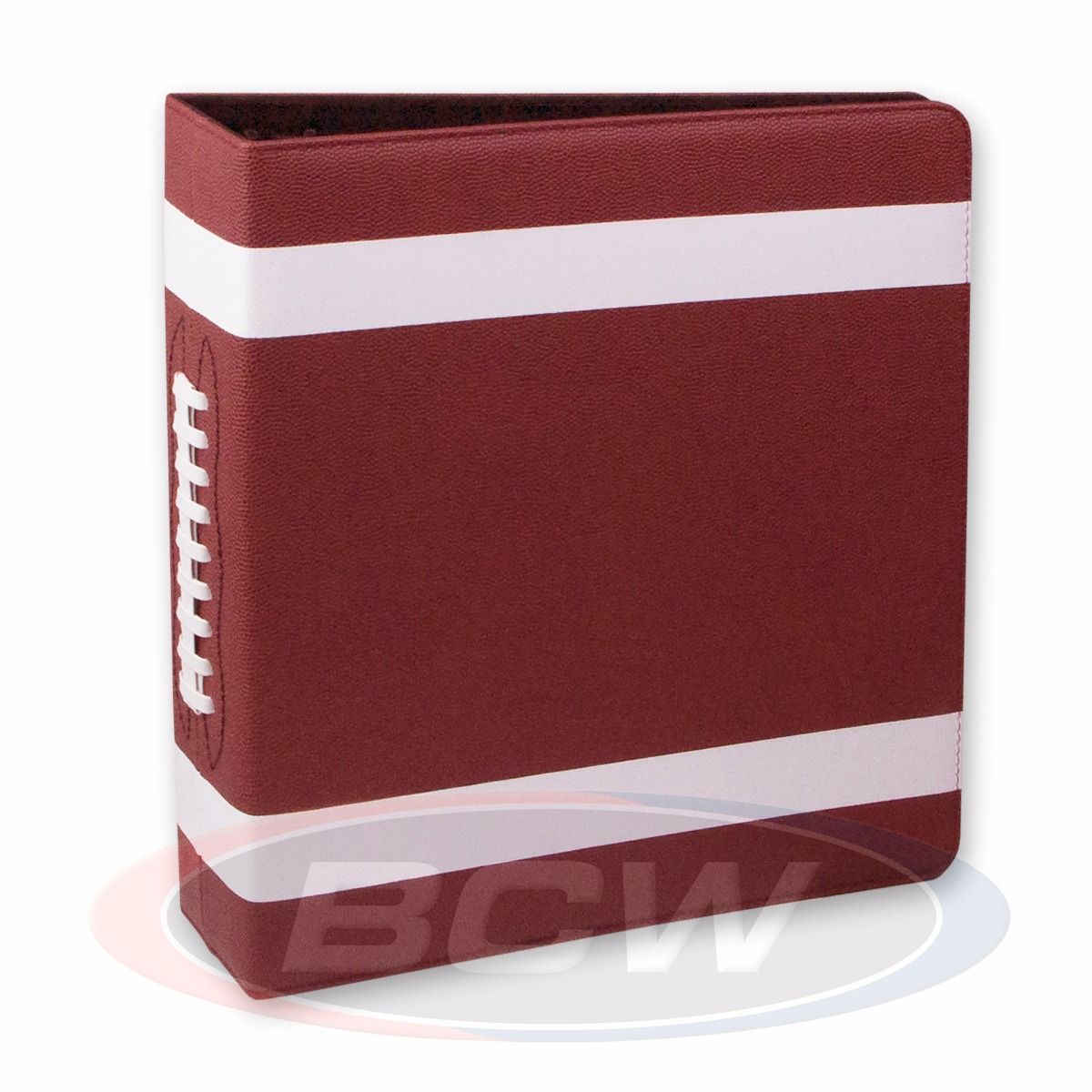 BCW 3 in. Album - Football Collectors Album - Premium Brown-BCW Supplies-Ace Cards & Collectibles
