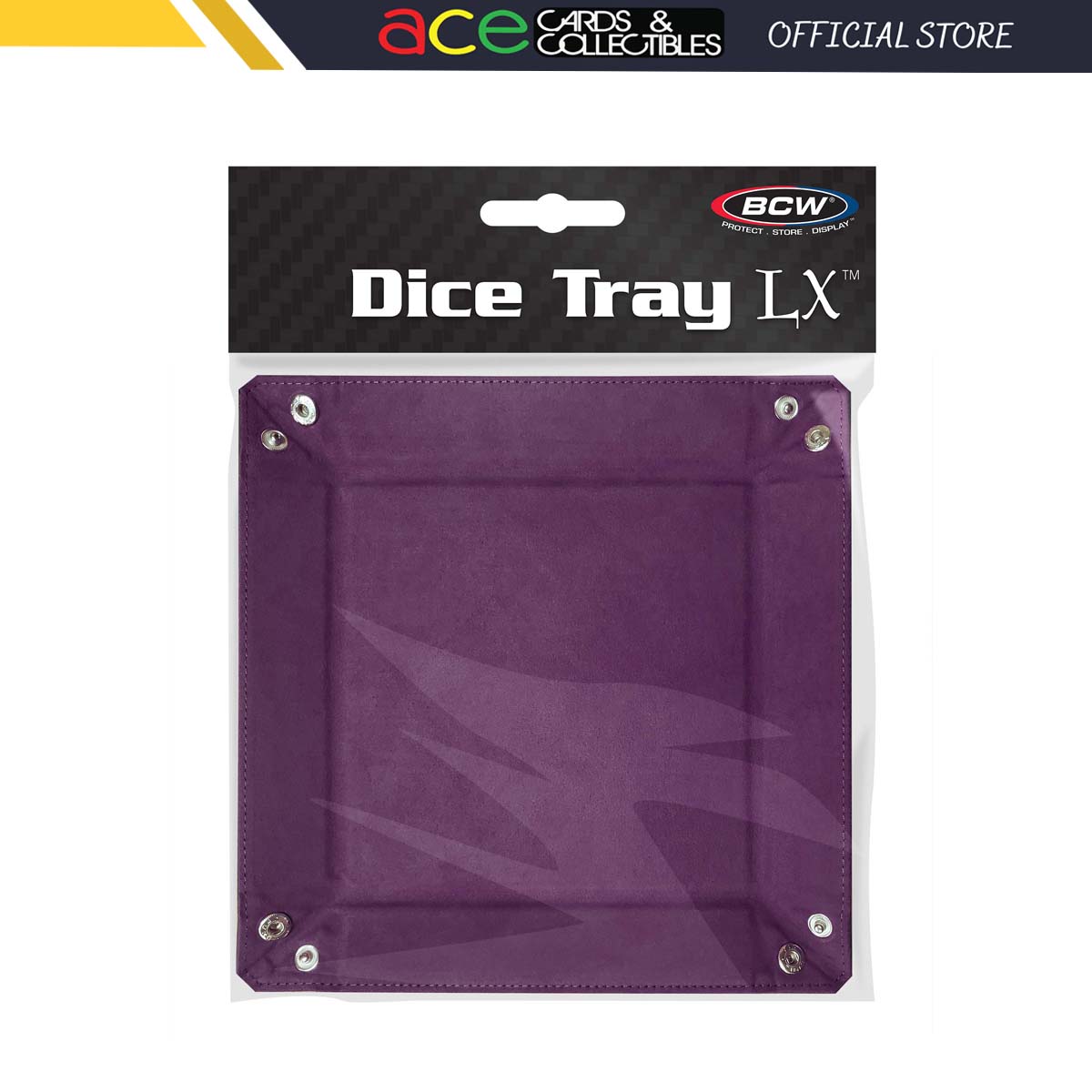 BCW Rectangular Dice Tray "Purple"-BCW Supplies-Ace Cards & Collectibles