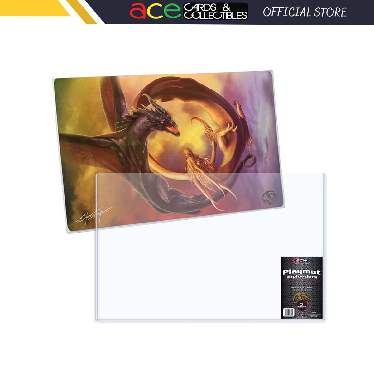 Playmat Topload Holder 24x14-BCW Supplies-Ace Cards & Collectibles