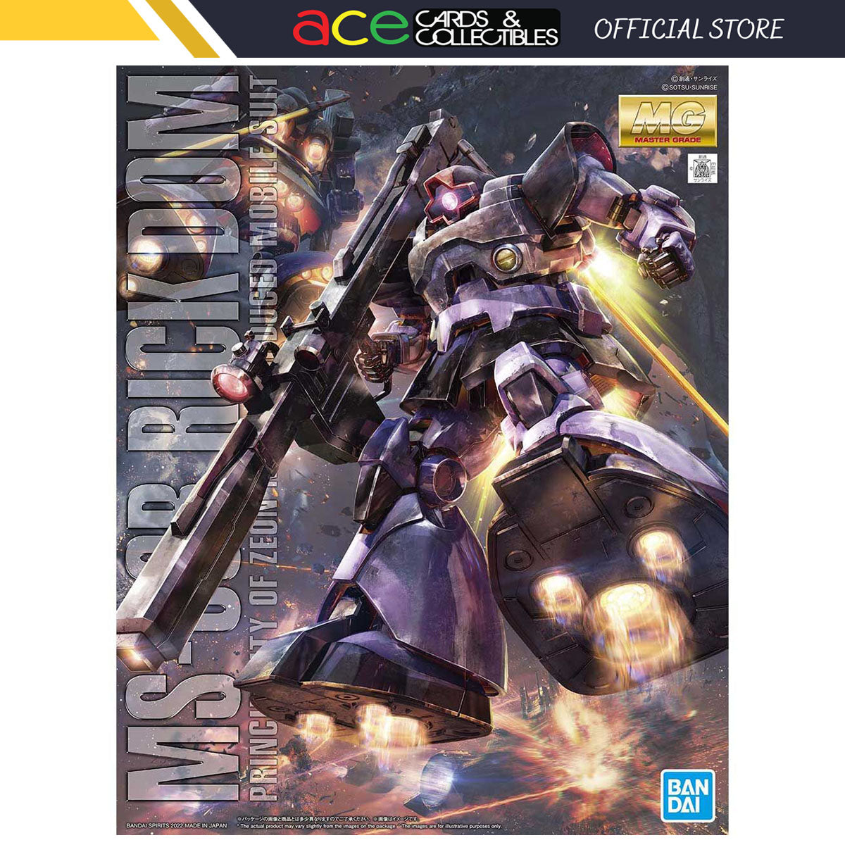 1/100 MG Rick-Dom-Bandai-Ace Cards & Collectibles