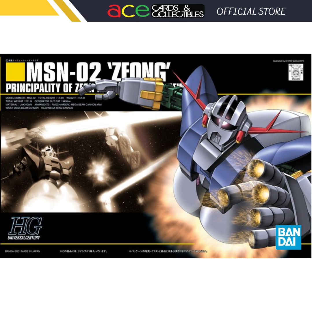 1/144 HG MSN-02 ZEONG-Bandai-Ace Cards & Collectibles