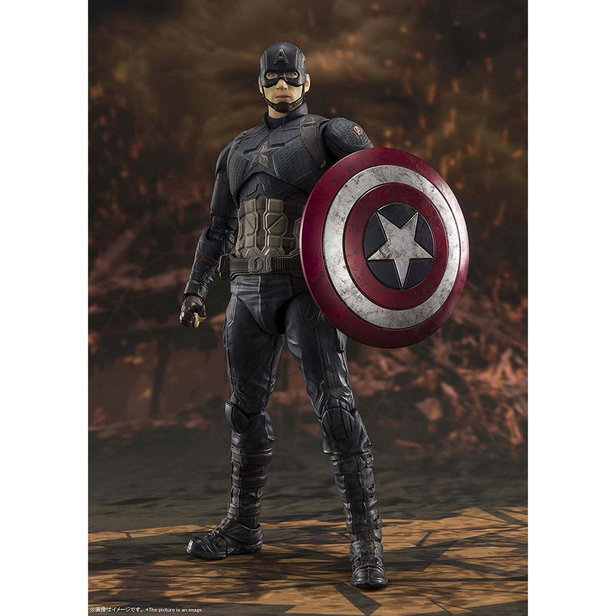 Avengers: Endgame S.H.Figuarts Captain America (Final Battle Edition)-Bandai-Ace Cards &amp; Collectibles