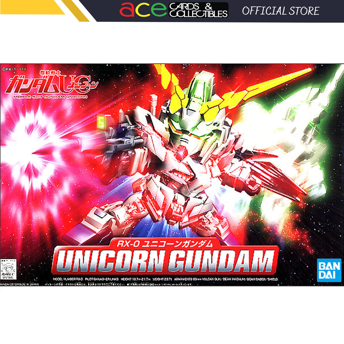 BB Unicorn Gundam-Bandai-Ace Cards &amp; Collectibles