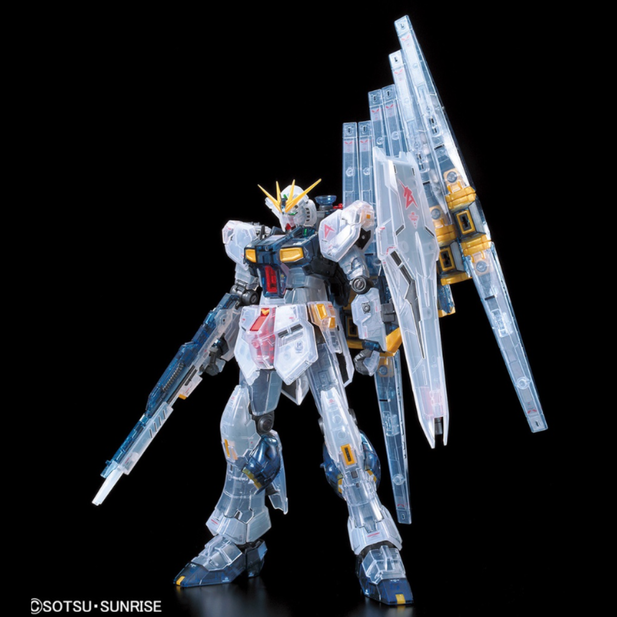Bandai RG1/144 ν Gundam Clear Color Premium Bandai Model Kit-Bandai-Ace Cards & Collectibles