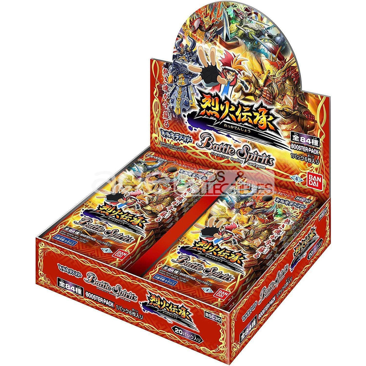 Battle Spirits All Kira Booster Legend of The Raging Flame [BSC30]-Booster Box (20packs)-Bandai-Ace Cards &amp; Collectibles
