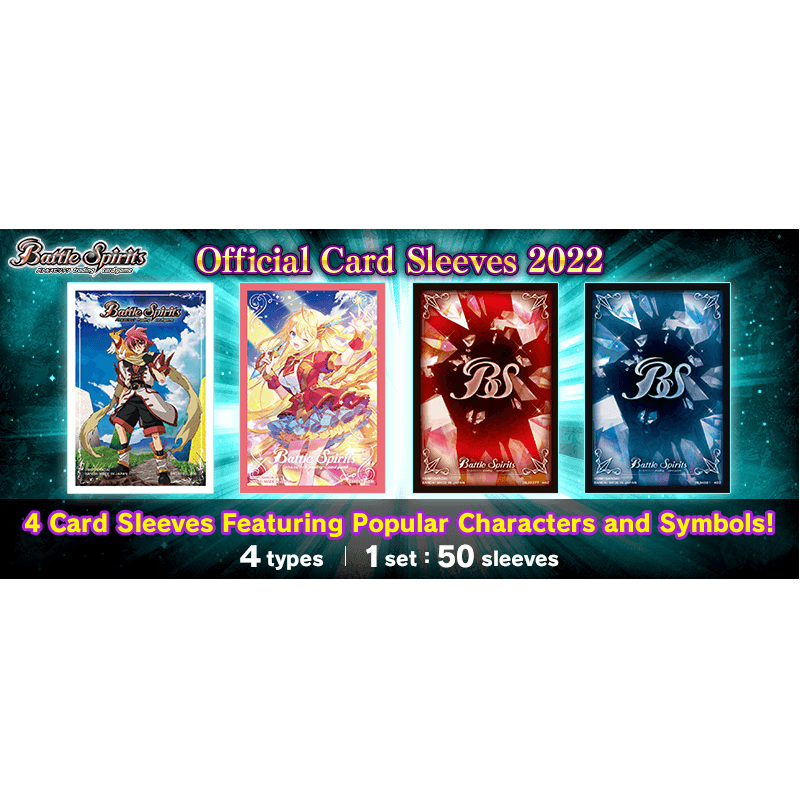 Battle Spirits Official Card Sleeve 2022 Red Symbol-Bandai-Ace Cards & Collectibles