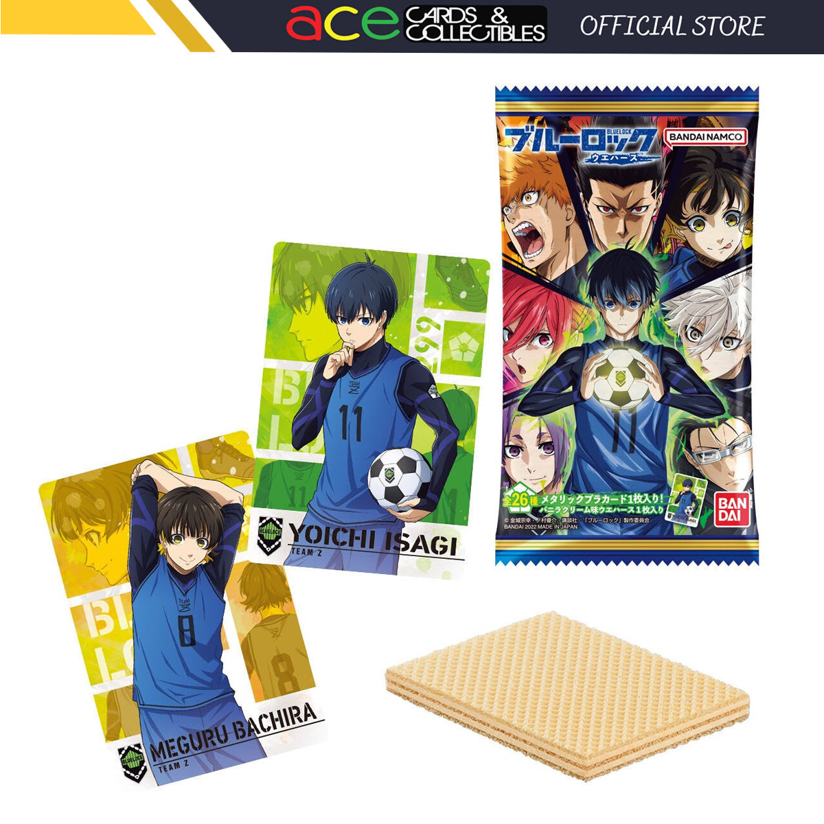 Blue Lock Metallic Card Collection Wafer-Single Pack (Random)-Bandai-Ace Cards &amp; Collectibles