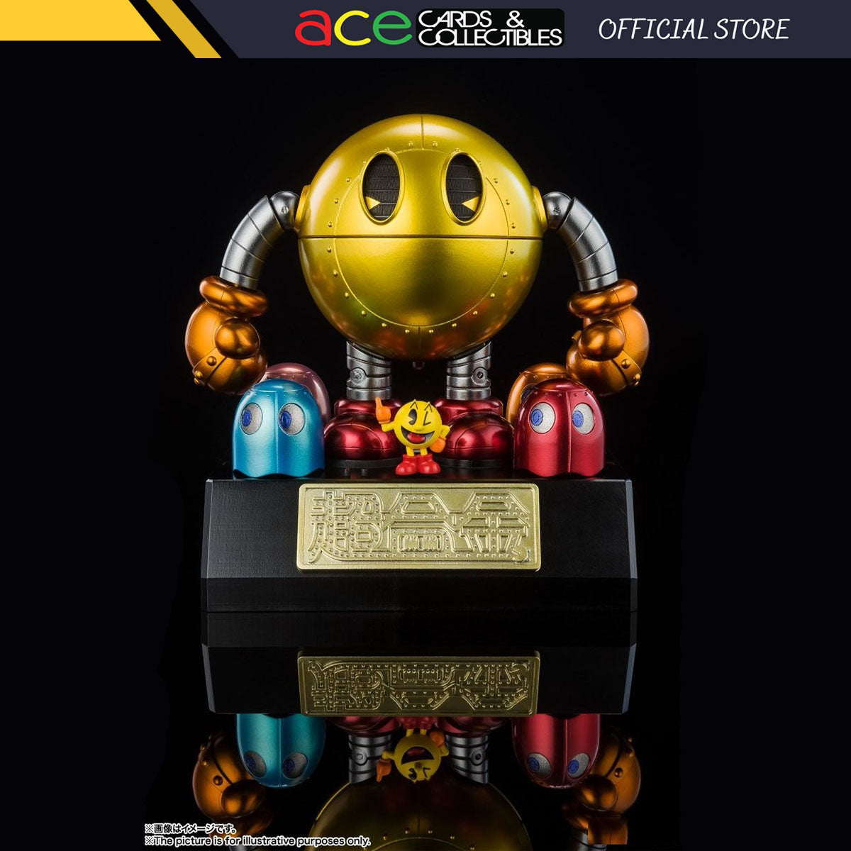 Chogokin Pac-Man (Completed)-Bandai-Ace Cards &amp; Collectibles