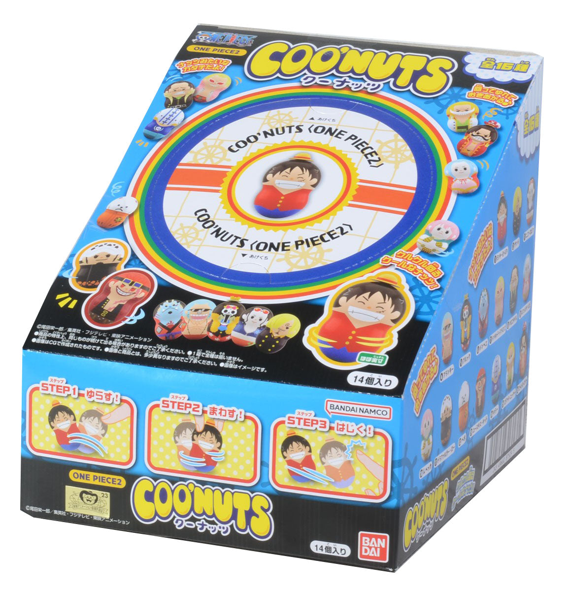 Coo&#39;Nuts One Piece 2-Display Box (14pcs)-Bandai-Ace Cards &amp; Collectibles
