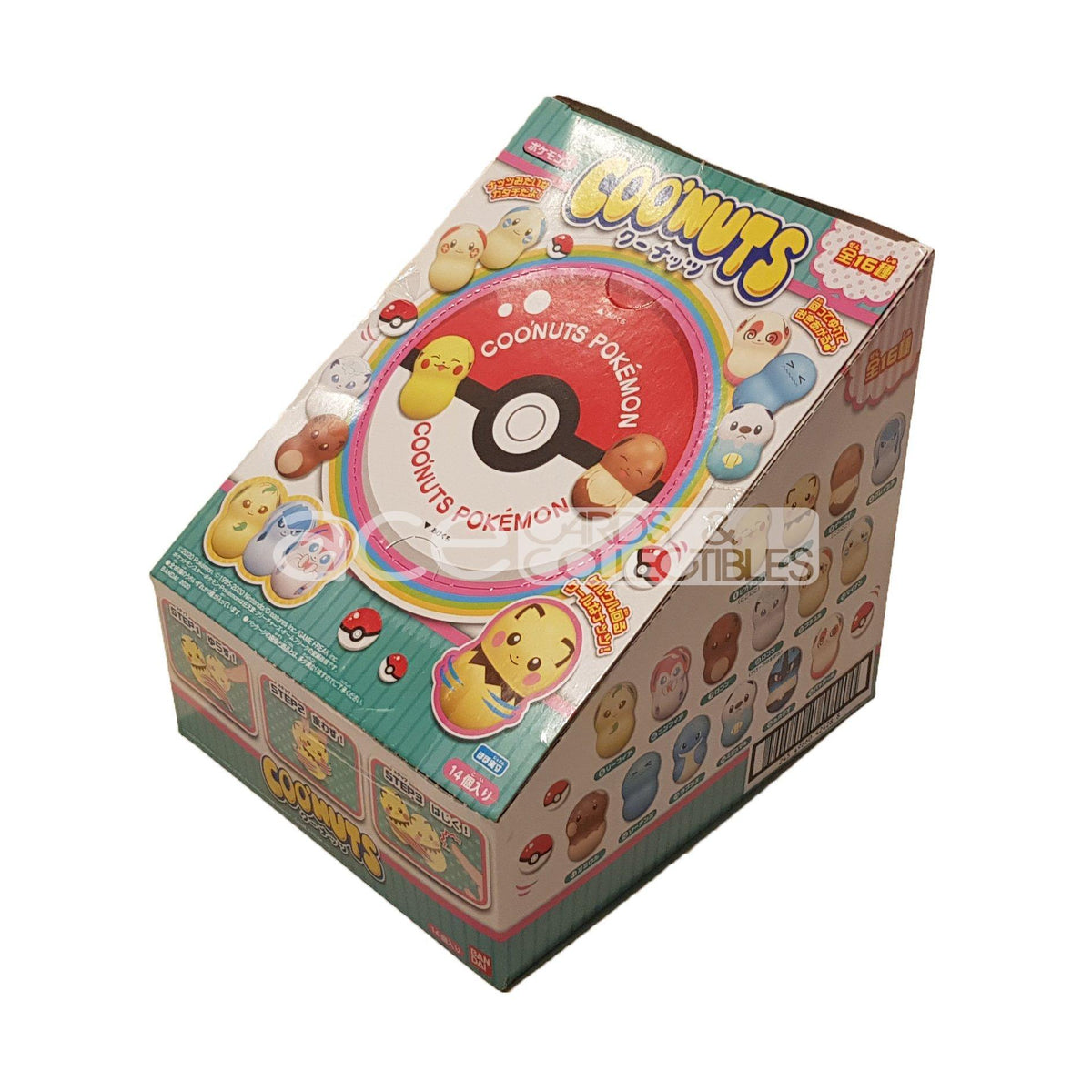Coo&#39;Nuts Pokémon 3-Display Box (Set of 14packs)-Bandai-Ace Cards &amp; Collectibles