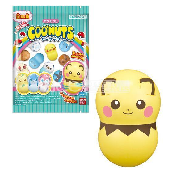 Coo'Nuts Pokémon 3-Single Pack (Random)-Bandai-Ace Cards & Collectibles