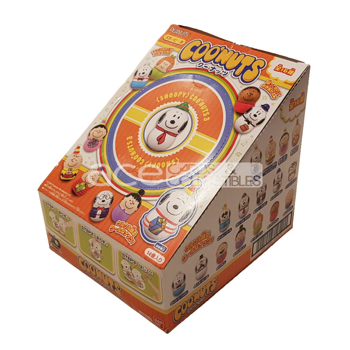 Coo'Nuts Snoopy 3-Single Pack (Random)-Bandai-Ace Cards & Collectibles