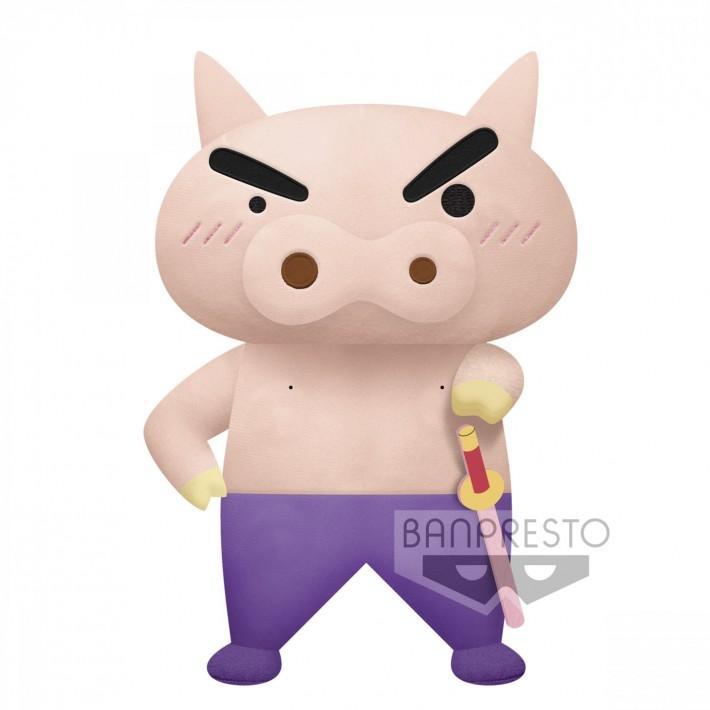 Crayon Shinchan &quot;Buriburi Zaemon&quot; Super Big Plush-Bandai-Ace Cards &amp; Collectibles
