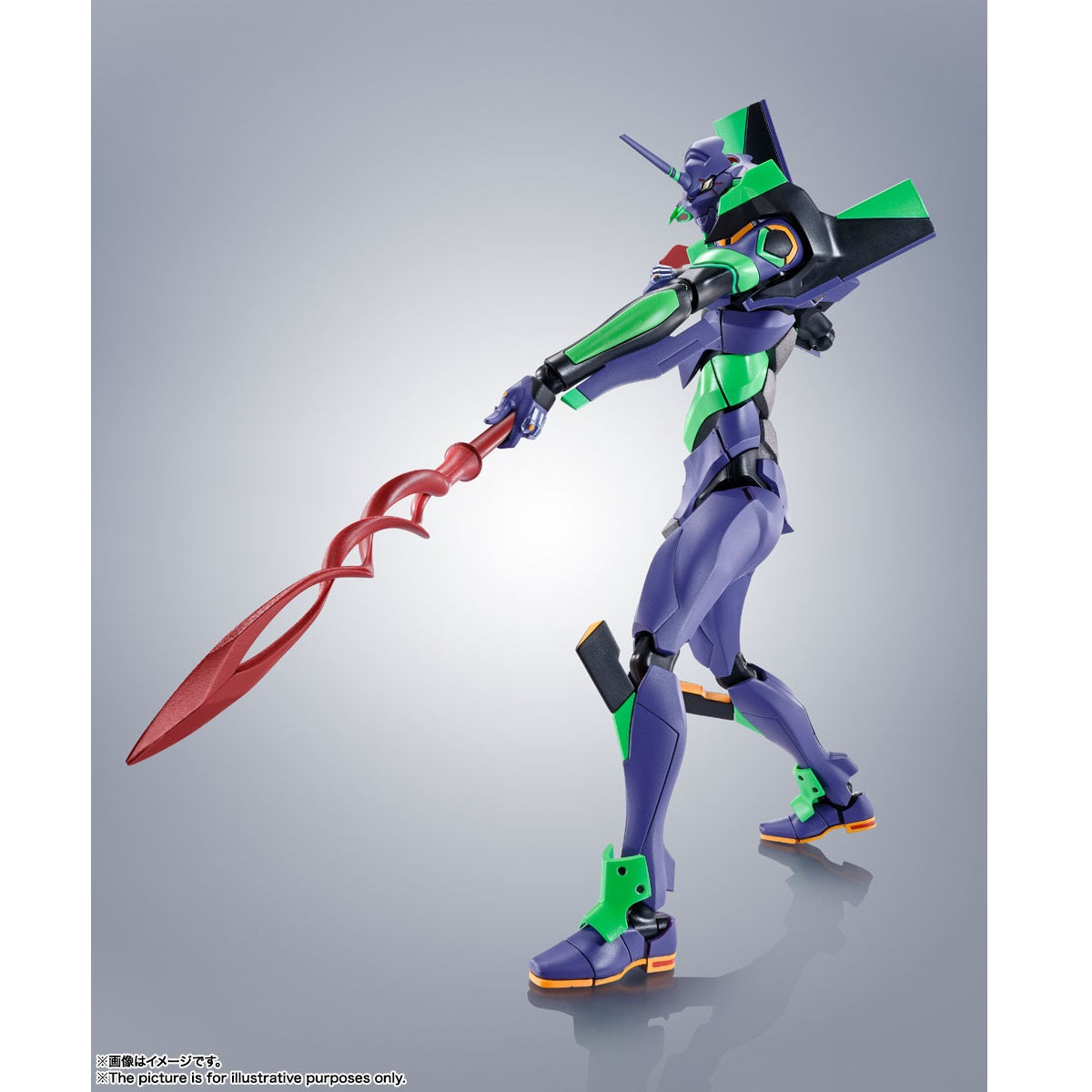 DYNACTION Evangelion Test Type 01 + Spear of Cassius (Renewal Color Edition)-Bandai-Ace Cards &amp; Collectibles