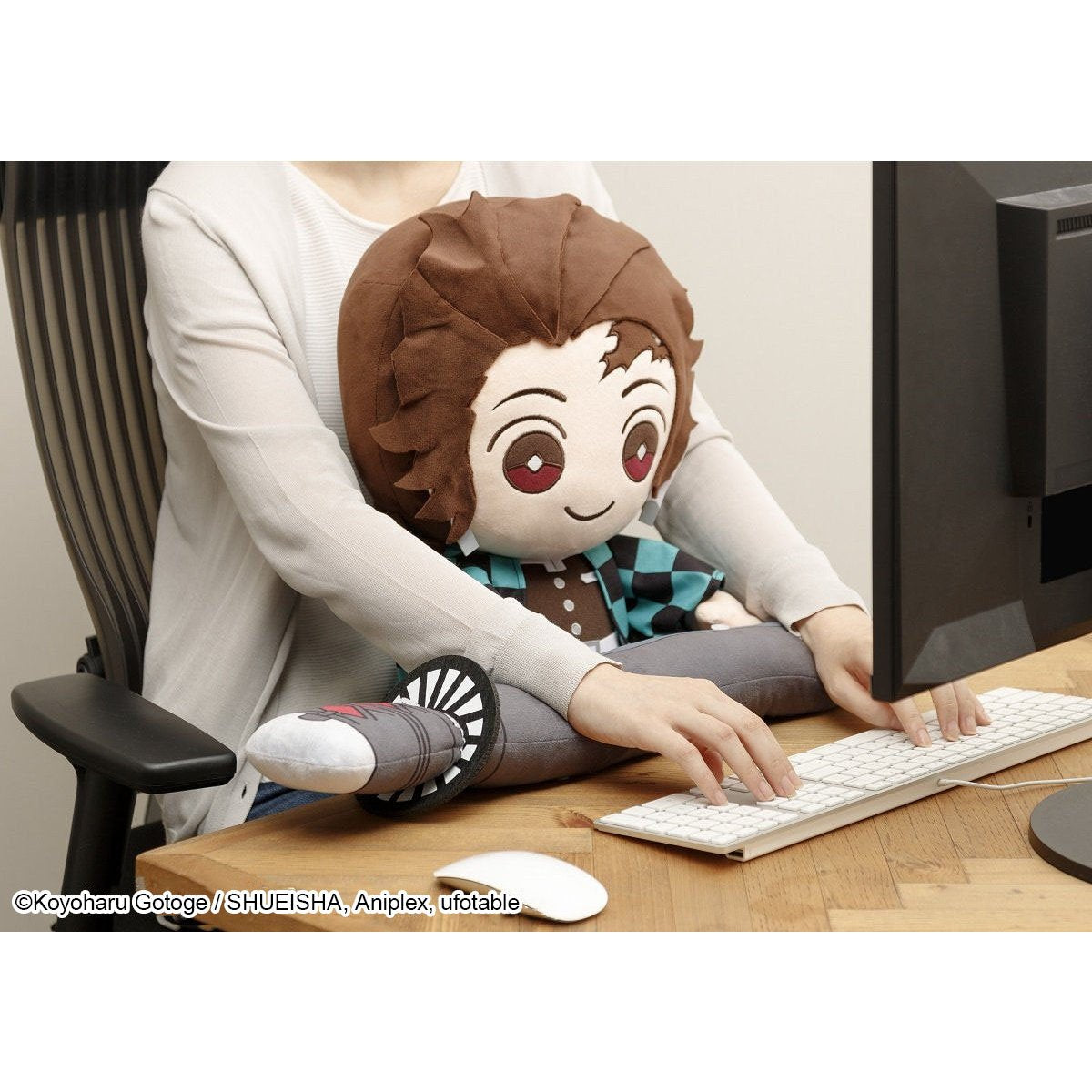 Demon Slayer: Kimetsu No Yaiba PC Cushion (Tanjiro / Zenitsu)-Tanjiro-Bandai-Ace Cards & Collectibles