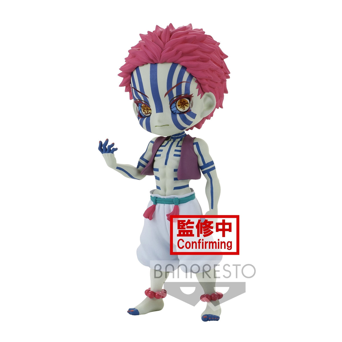 Demon Slayer: Kimetsu No Yaiba Q Posket "Akaza" (Ver. A)-Bandai-Ace Cards & Collectibles