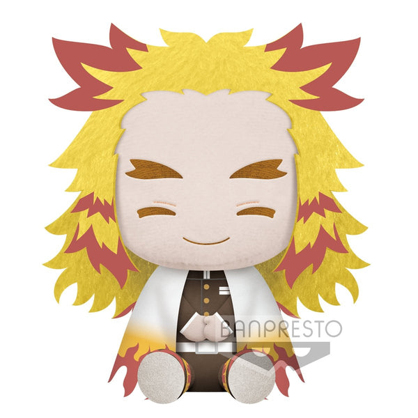 Demon Slayer: Kimetsu No Yaiba (Real Face) (A: Kyojuro Rengoku) Big Plush-Bandai-Ace Cards & Collectibles
