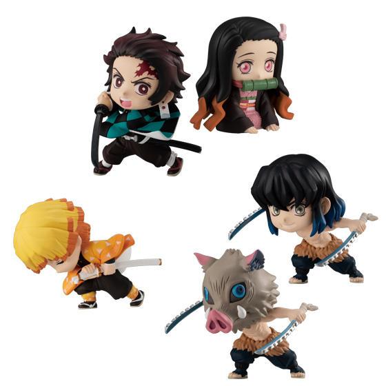 Demon Slayer: Kimetsu no Yaiba Adverge Motion Set (Complete Set of 5)-Bandai-Ace Cards & Collectibles