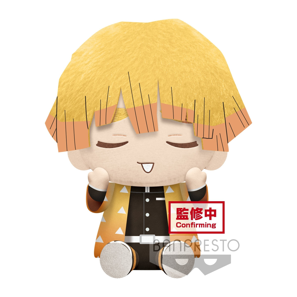 Demon Slayer: Kimetsu no Yaiba Big Plush (A: Zenitsu Agatsuma)-Bandai-Ace Cards & Collectibles