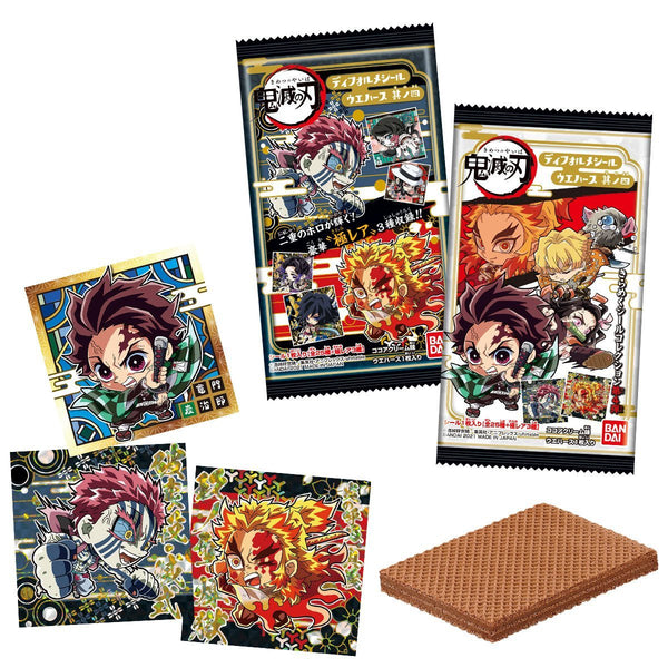 Demon Slayer Kimetsu no Yaiba -Deformed Sticker- Wafer Vol. 4-Single Pack (Random)-Bandai-Ace Cards & Collectibles