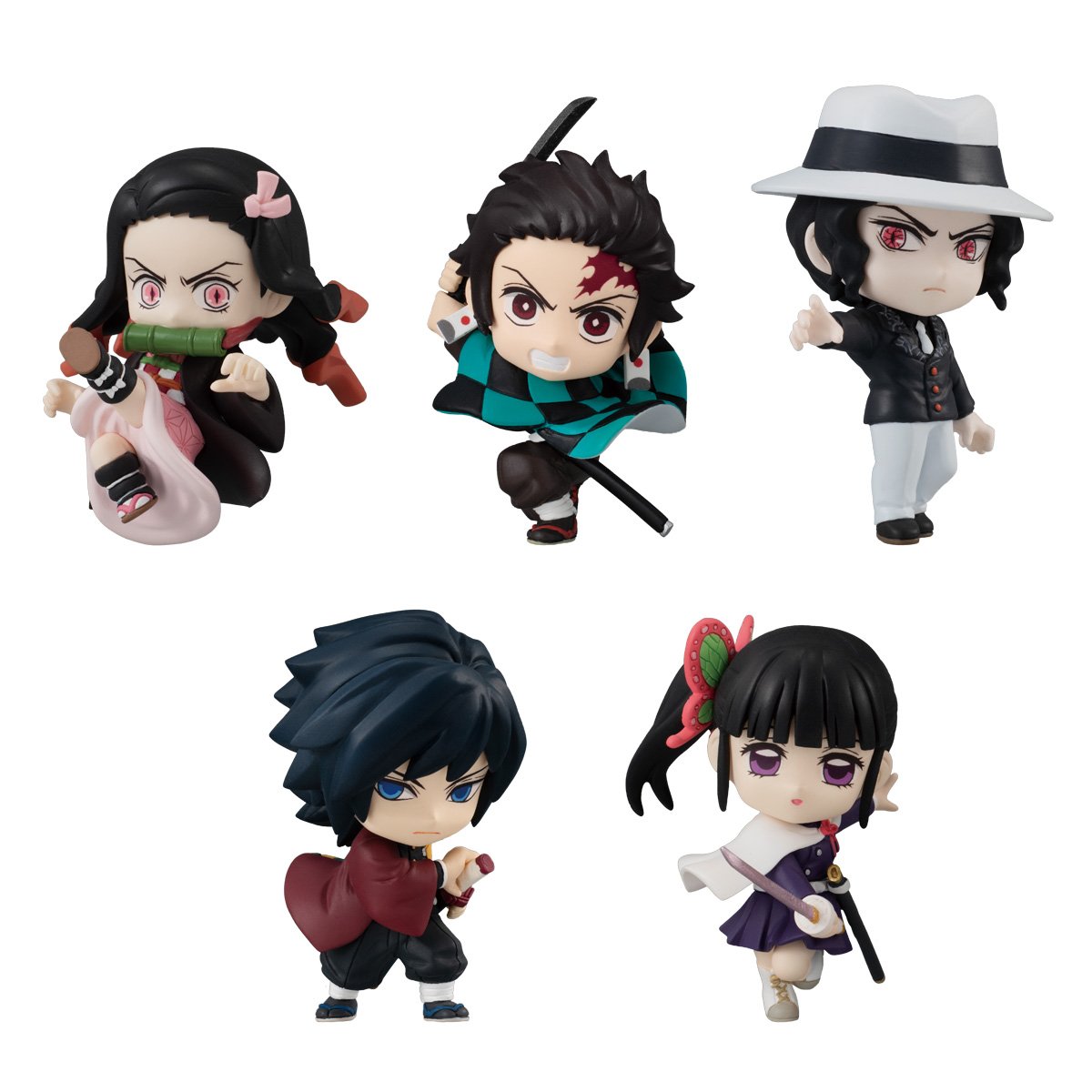 Demon Slayer: Kimetsu no Yaiba -Devil's Blade- Adverge Motion 3rd Set-Complete Set of 5-Bandai-Ace Cards & Collectibles