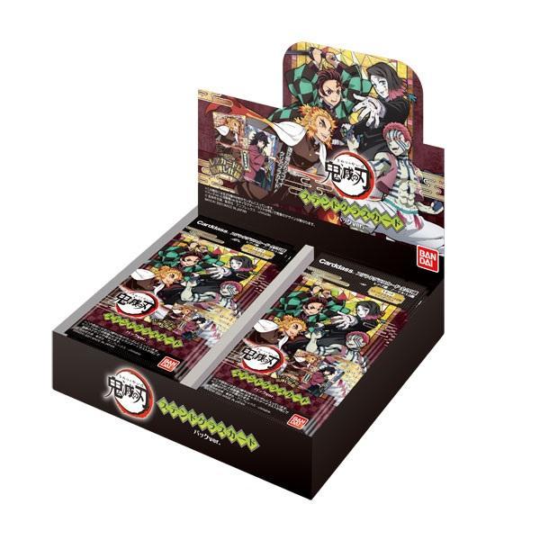 Demon Slayer: Kimetsu no Yaiba Devil&#39;s Blade Stained Glass Card-Whole Box (20 packs)-Bandai-Ace Cards &amp; Collectibles