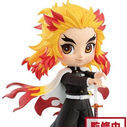 Demon Slayer: Kimetsu no Yaiba Q Posket "Kyojuro Rengoku" (Ver. A)-Bandai-Ace Cards & Collectibles