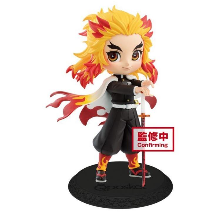 Demon Slayer: Kimetsu no Yaiba Q Posket "Kyojuro Rengoku" (Ver. A)-Bandai-Ace Cards & Collectibles